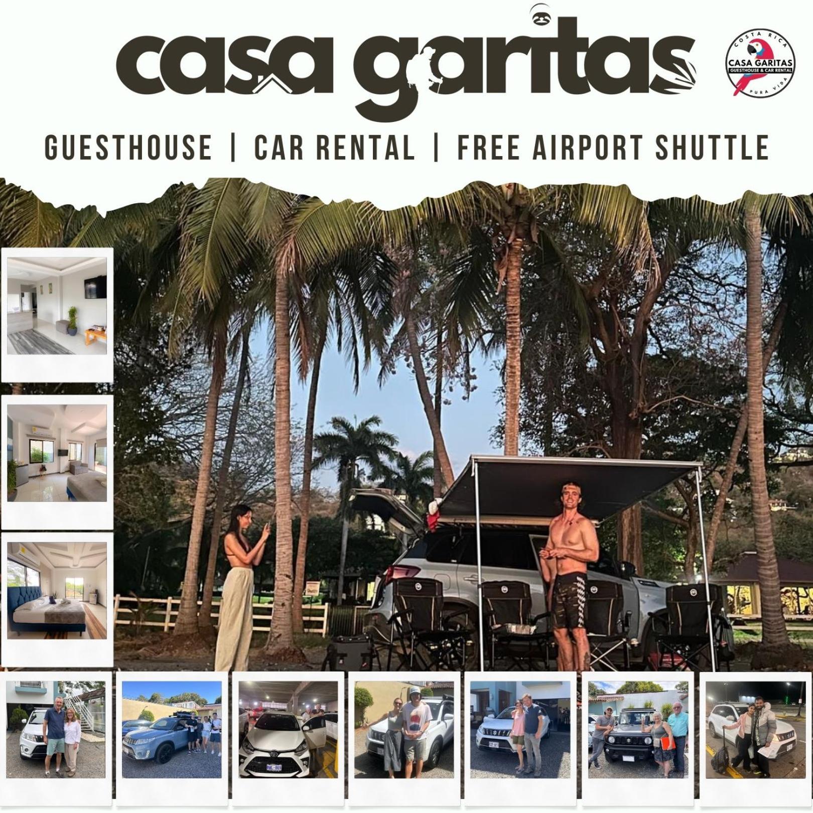 Casa Garitas Guesthouse & Car Rental - Free Sjo Airport Shuttle Río Segundo Eksteriør billede